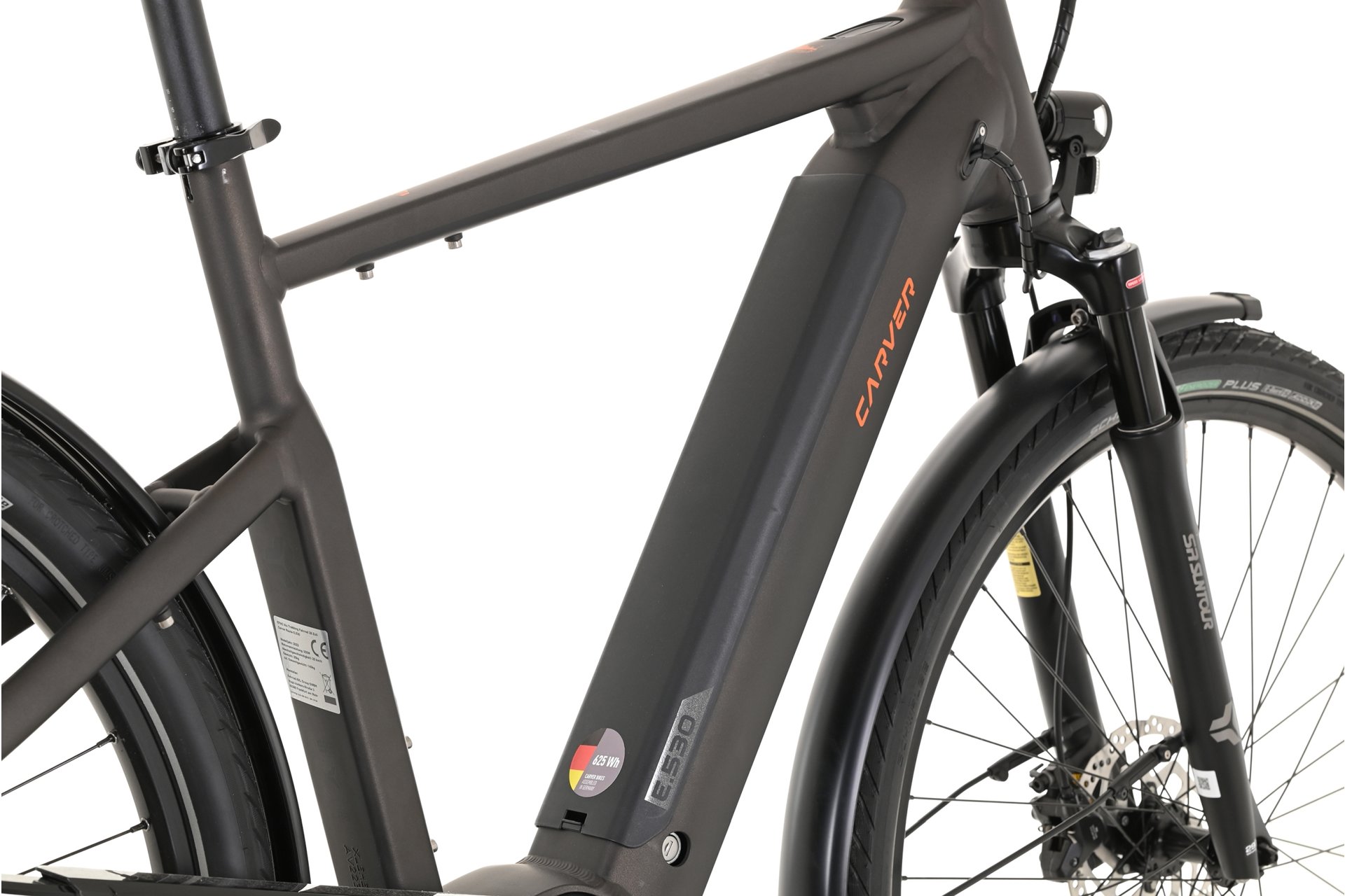 Carver Route E.530 - 625 Wh - 28 Zoll - Diamant - 2025 – Bild 6