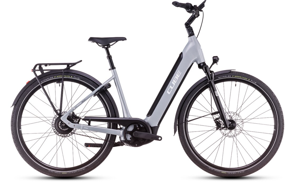 Cube Supreme Hybrid Deluxe SLX 625 - 625 Wh - 28 Zoll - Tiefeinsteiger - 2025 - Grau