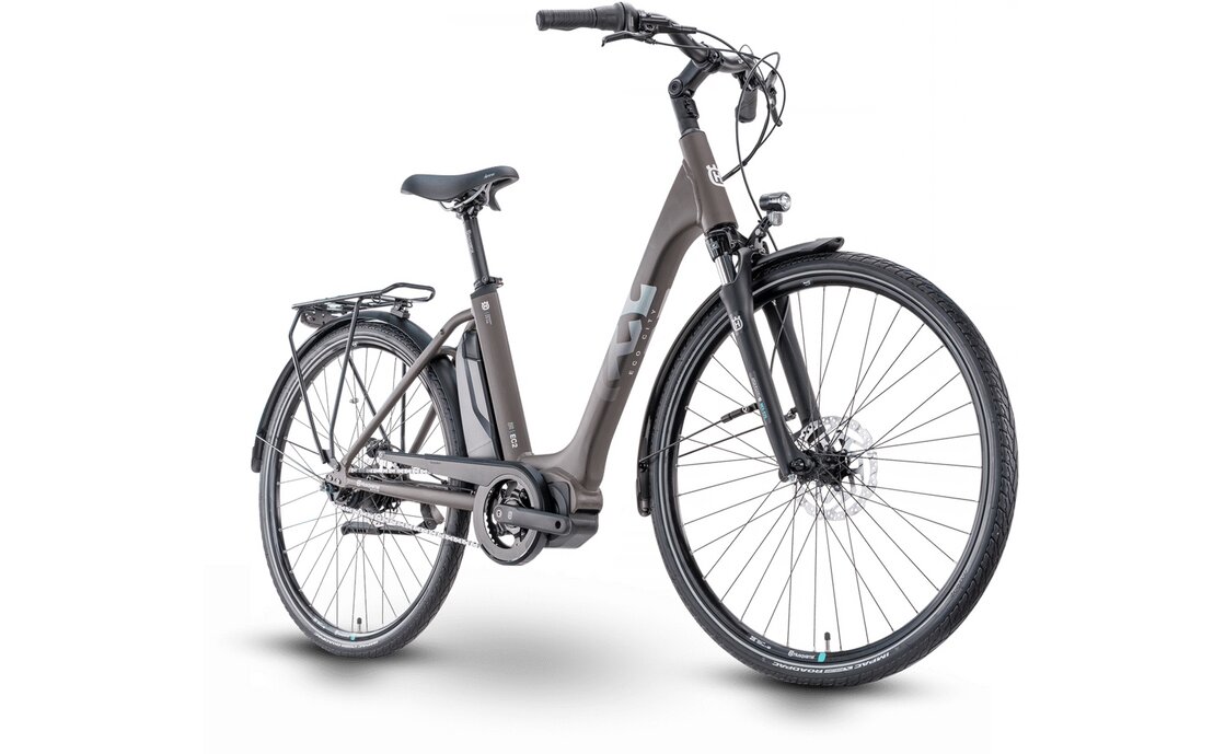 Husqvarna Eco City 2 CB 504 - 504 Wh - 28 Zoll - Tiefeinsteiger - 2023 - Braun